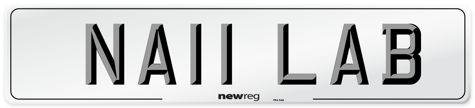 NA11 LAB Number Plate from New Reg
